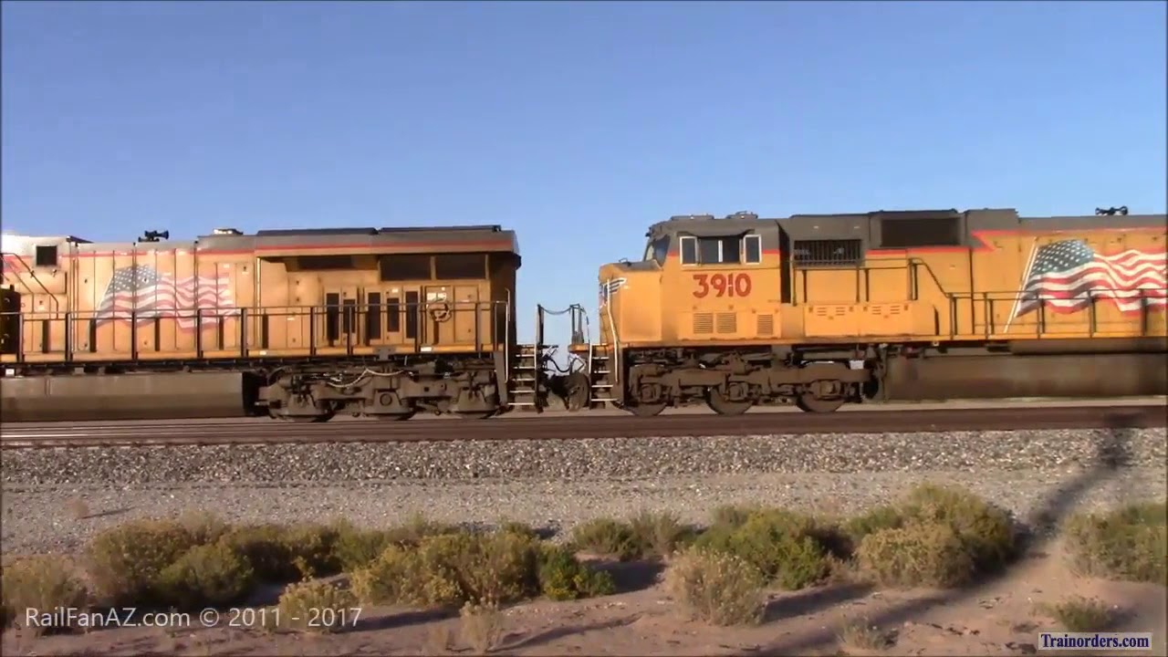 Video 162 - Action on the UP Gila Sub, Sunset Route, 10/28/17 Part 6 of 8.