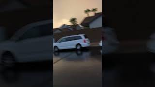WOW a whole 5 minutes of rain in Mesa, Arizona today Aug 17 2023