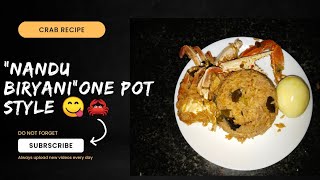 Nandu biryani recipe in tamil/CFZ#38 how to make crab biryani at home/quick & one pot style ?