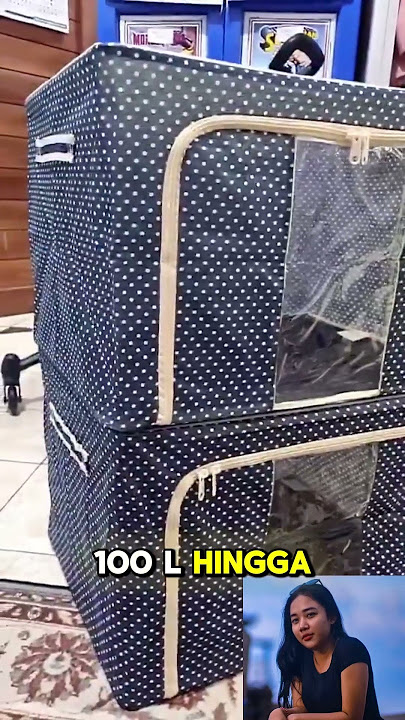 Storage Box Oxford 66L/100L/150L 📦 Kuat, Lipat, Anti Lembab & Hemat Tempat! #shortvideo