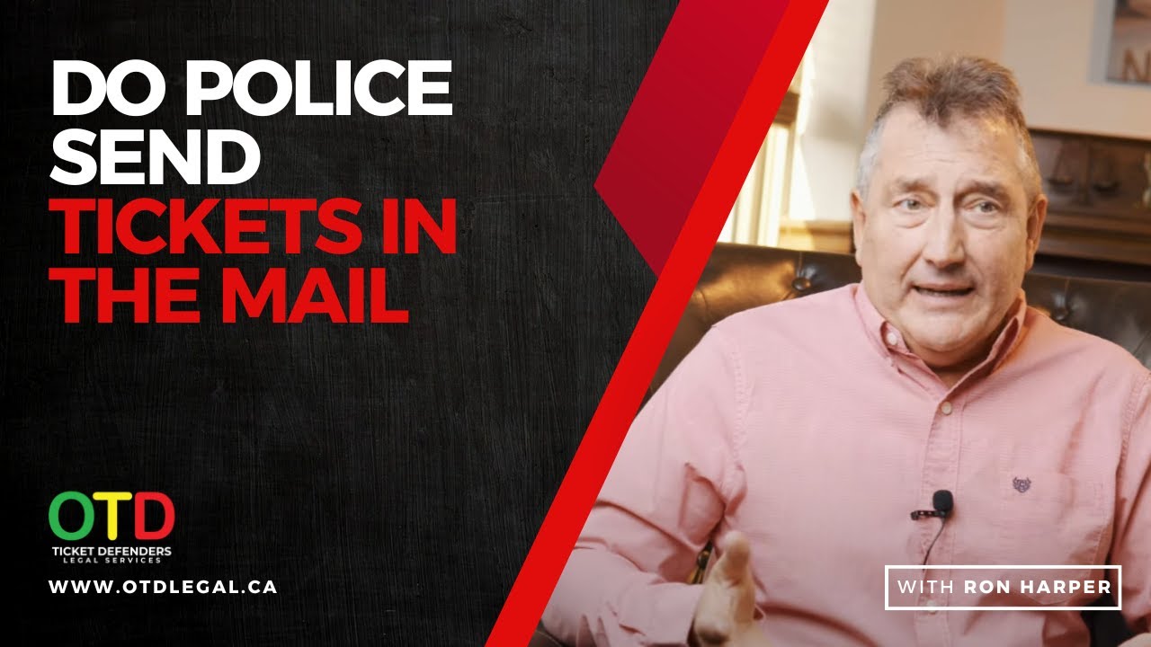 DO POLICE SEND TICKETS IN THE MAIL? - YouTube