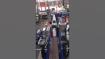 Beverage tin can automatic labeling machine automatic can labeling line
