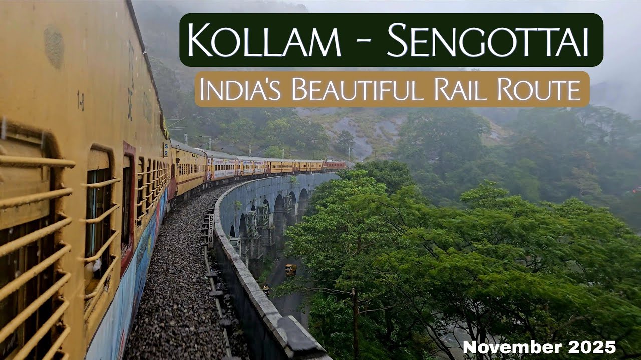 “Kollam–Sengottai Ghat Section: A Stunning Train Experience” #kollam #Sengottai