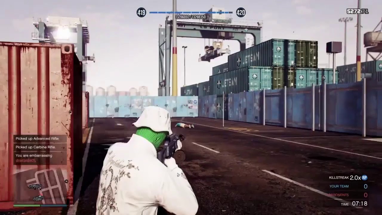 DFAM vs BYBG 1v1 (11-0) GTA Online Free Aim