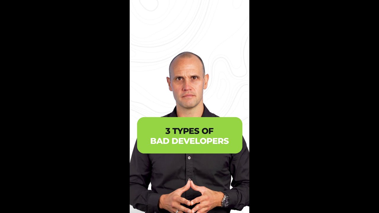 3 Types of Bad Developers 