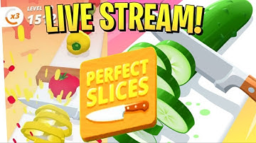 "🍅 Perfect Slice LIVE | From Easy to IMPOSSIBLE Levels! 🔥"
