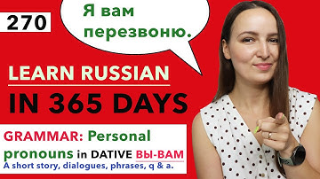 🇷🇺DAY #270 OUT OF 365 ✅ | LEARN RUSSIAN IN 1 YEAR