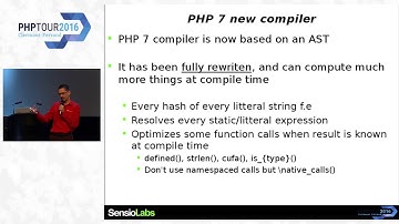 Performances PHP 7 contre PHP 5 - Julien Pauli - PHP Tour 2016