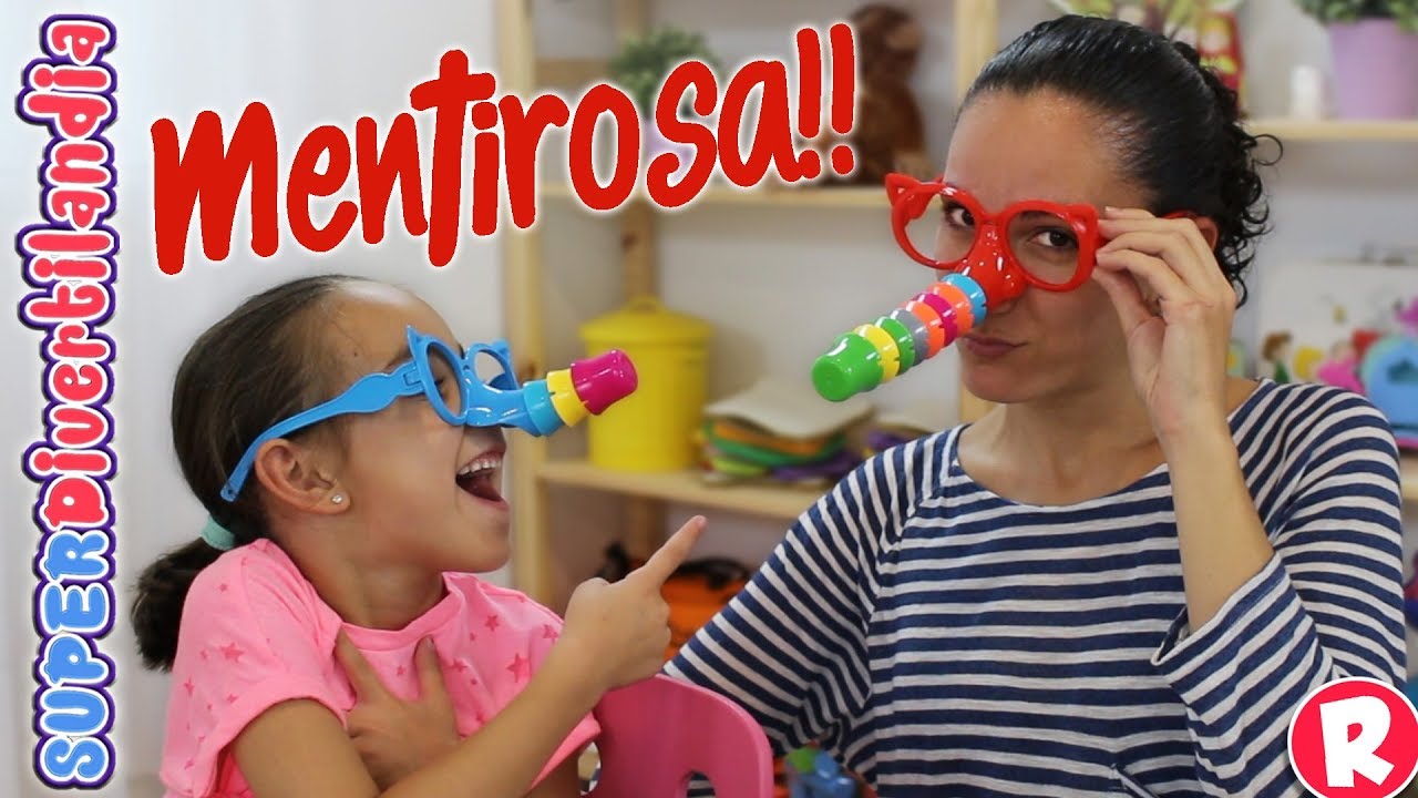 Mentiroso! Me crece la nariz! Andrea y Raquel en SUPERDivertilandia.