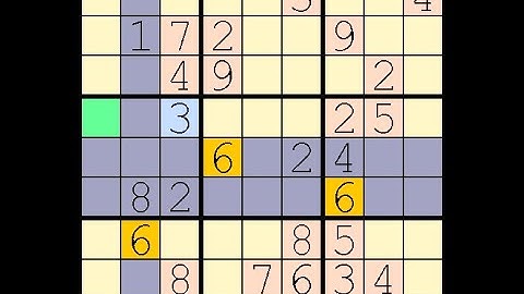 How to Solve Washington Times Sudoku Difficult  October 8, 2023