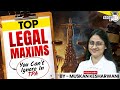 Crack Judiciary with These Top Legal Maxims | TPA Focused | By Muskan Ma’am