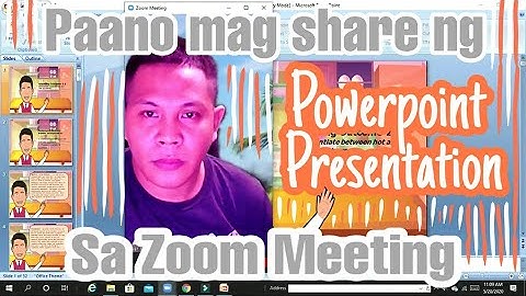 Paano mag share ng Powerpoint Presentation sa Zoom meeting l  online class  l  online school