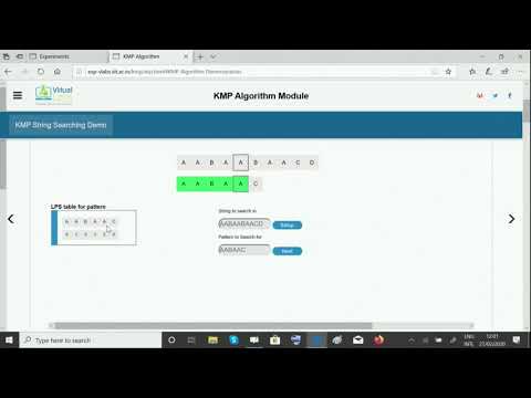 KMP Algorithm | Virtual Labs
