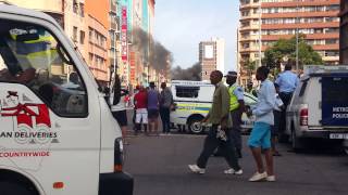 Xenophobic attack Durban CBD 14 April 2015
