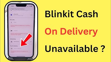 Blinkit Cash On Delivery Not Available Problem | This Payment Method Is Not Available Blinkit