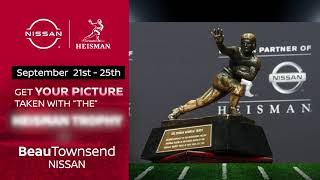 Beau Townsend Welcomes The Heisman Trophy