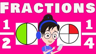 Fractions For Kids All About Fractions Lets Learn Fractions Math For Kids Itutorexpress Youtube