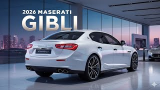 2026 Maserati Ghibli 😍 Lusso Estremo, Potenza Brutale e Tech Futuristica! È la Migliore?