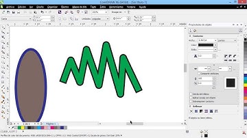Curso Introducción a CorelDraw X6 - 40 Convertir Contornos en Objetos