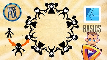 Affinity Designer Tutorial - Aligning a Design around a Circle with Symbols