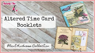Lets Create Time Card Journaling Booklets - Plant Kindness
