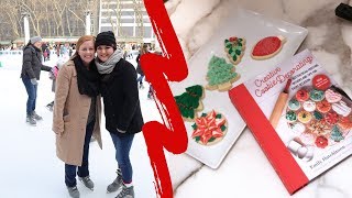 Ice Skating at Bryant Park \& Christmas Cookie Decorating | Vlogmas 2019 Day 11