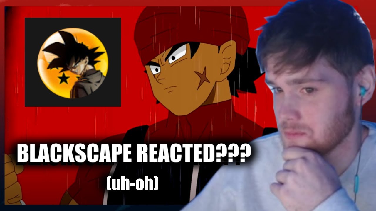 UH OH! BLACKSCAPE REACTS TO MY DRAGON BALL FAN ANIMATIONS???