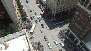 ICT No Kings Protest Drone Footage 2