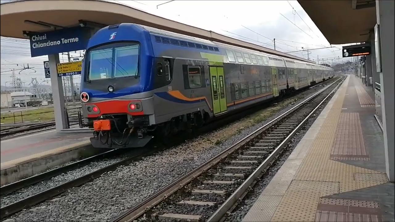 Linea dorsale Firenze Roma, Treni a Chiusi Chianciano Terme ed Orte YouTube