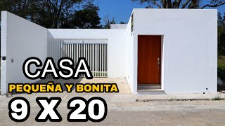 CASA PEQUEÑA de UN PISO  y 3 RECAMARAS 9 X 20