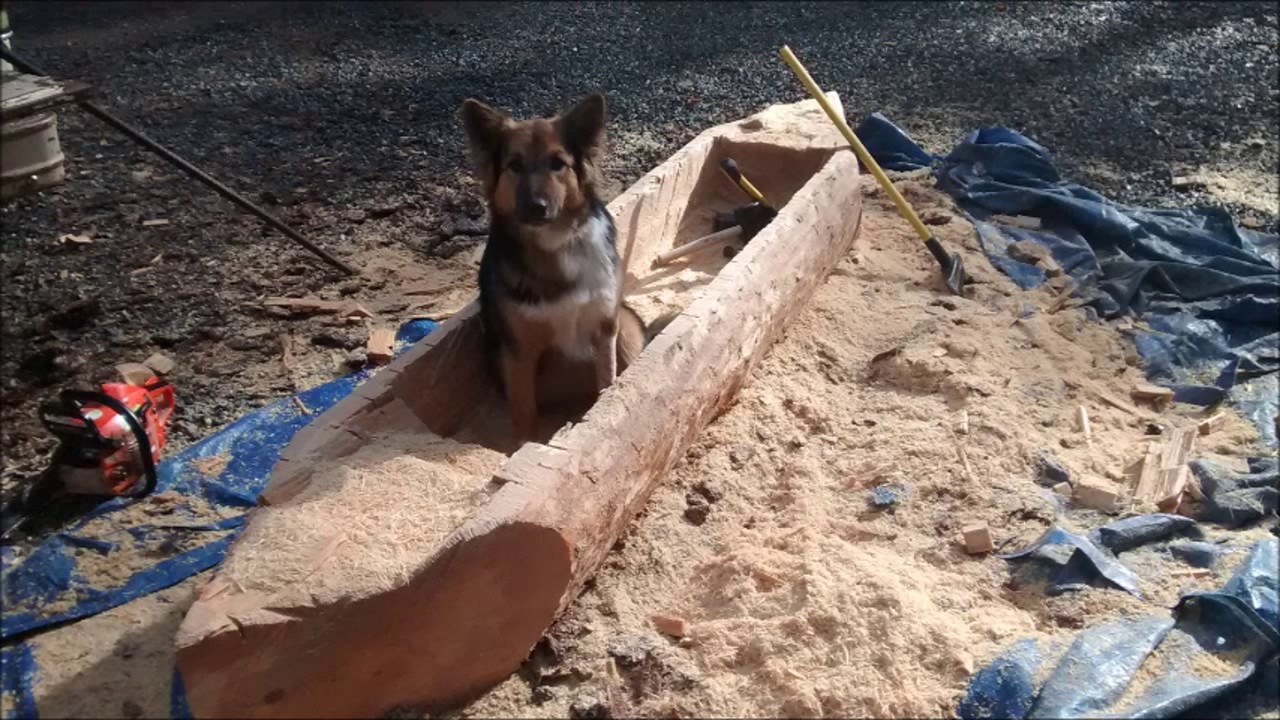 how to diy dugout canoe - youtube