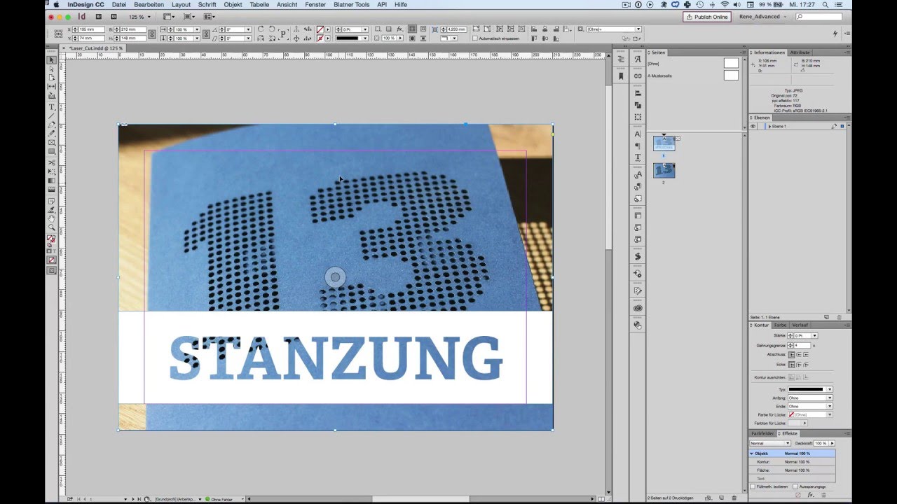 Editierbare Textstanze In InDesign Erstellen YouTube