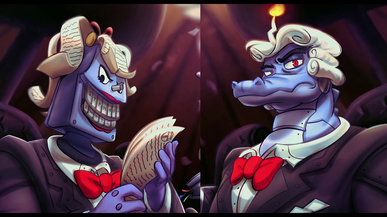 Toontown: Corporate Clash - Litigation Team Theme (Litigator/Stenographer)