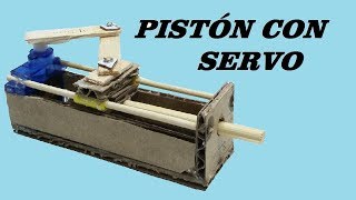 Como Hacer un Piston Electrico con Servo Casero