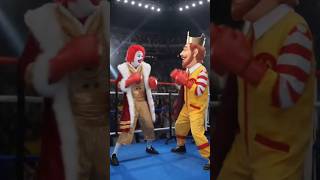 Ronald McDonald VS The Burger King: battle for fast food glory #burgerking #mcdonalds #boxing
