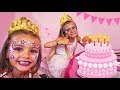 Las Ratitas son princesas en el cumpleaños de Claudia!!