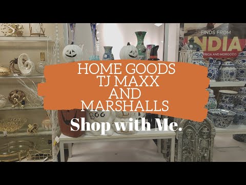 Fall decor! Homegoods, TJ Maxx and Marshalls - YouTube