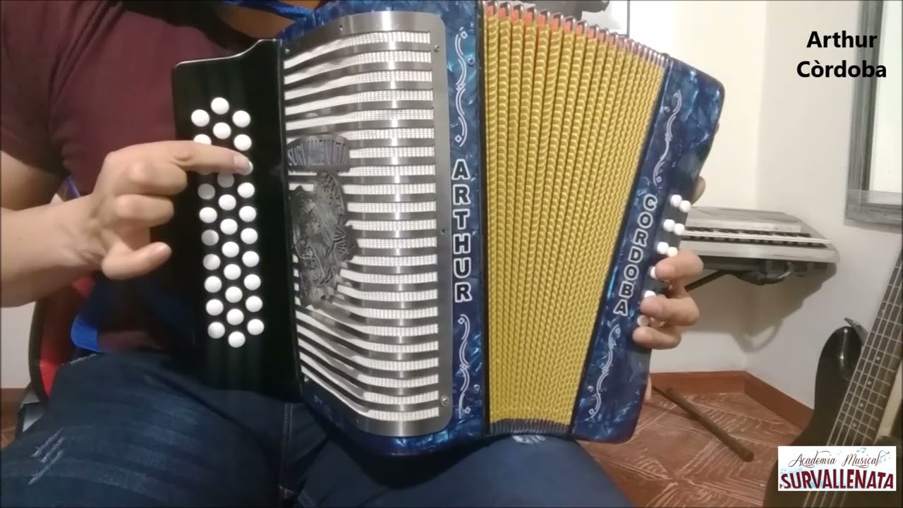 Leyda. TUTORIAL (Lisandro Meza.) acordeón BESAS (cinco letras)