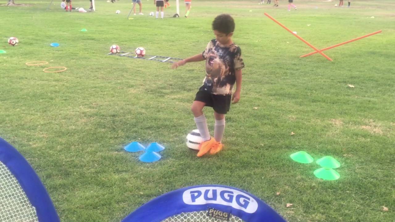 JUKE Soccer 1 on 1 training 6 year old development YouTube