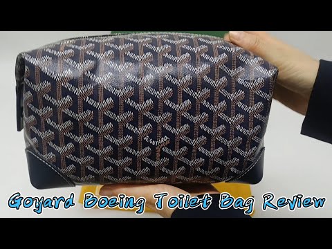 Goyard Boeing 25 Toilet Bag Gray Unboxing 