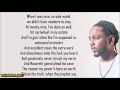 Kendrick Lamar DNA Lyrics