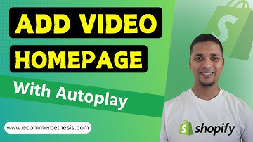 How to add Video on Shopify Homepage with Autoplay in 2025 ✅ Shopify Tutorial