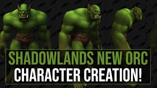 NEW Shadowlands Orc Character Creation Options