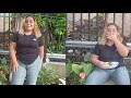 Pelando fruta de temporada ????