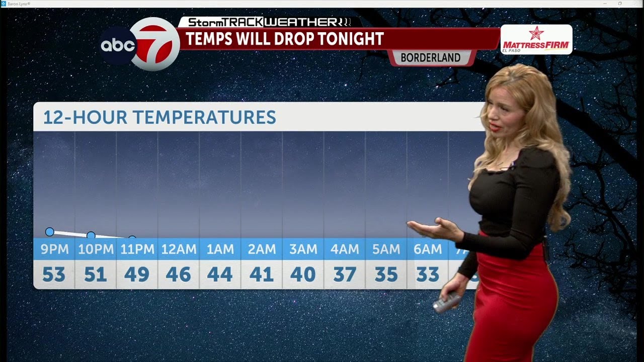 Iris Garcia Barron ABC-7 Weather First Alert First Freeze - YouTube