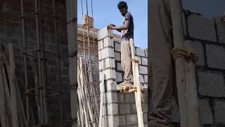 Solidblock laying methods ✅👍👍 #shorts #shortsfeed #construction #solidblock