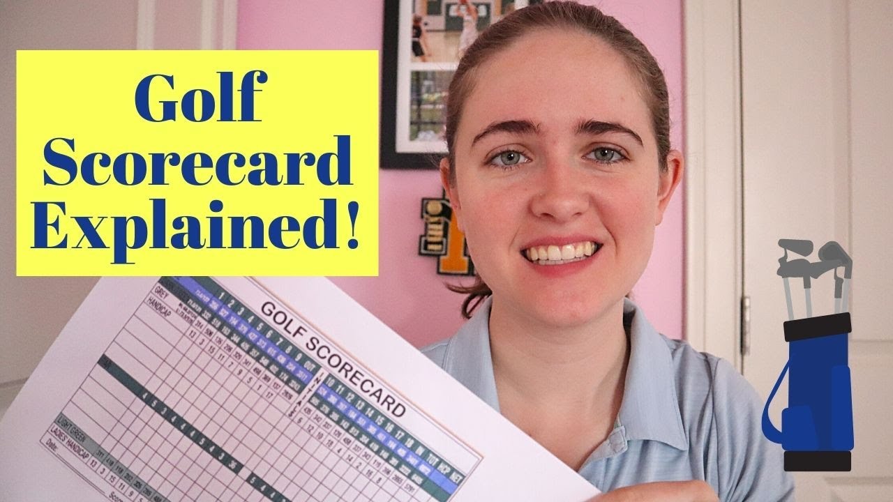 How to Read and Fill out a Golf Score Card YouTube