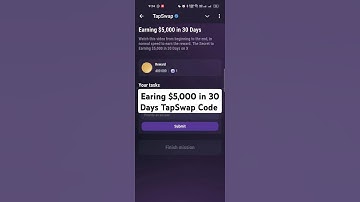 Earning $5,000 in 30 Days | TapSwap Code | The Secret to Earning $5,000 in 30 Days on X