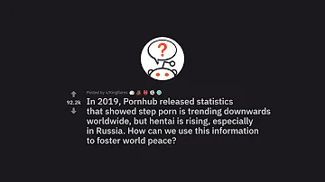 Who's Watching Hentai? A Look at the Surprising Porn Trends of 2019 (r/AskReddit)