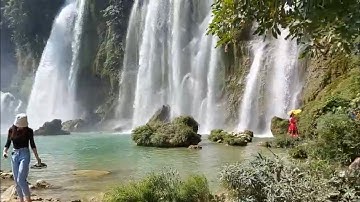 Thác nước đẹp nhất Việt Nam- thác Bản Giốc /Vietnam - Ban Gioc waterfall